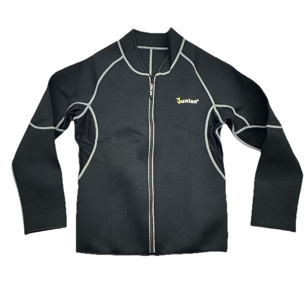 Junlan Neoprene Size L Weight Loss Sauna Workout Body Shaper Fitness Jacket